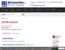 Tablet Screenshot of berekenhet.nl